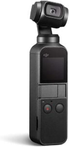 DJI OSMO Pocket Handheld 3 axis Gimbal with Integrated Camera (Black) | 12 MP Camera | 4K Video at 60 FPS