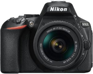 Nikon D5600 Plus Af-P 18-55 Vr Dslr Camera (Black)