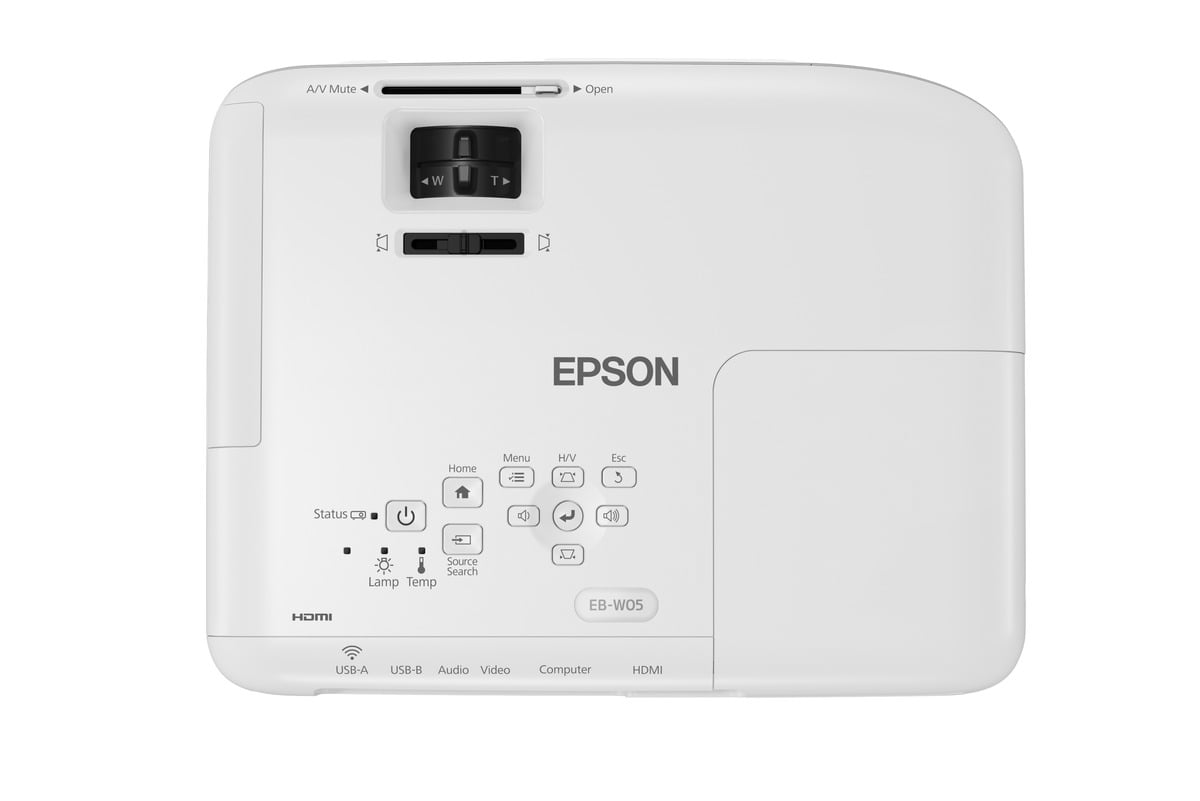 Epson EB-W05 WXGA V11H840040 Projector (White) - Image 5
